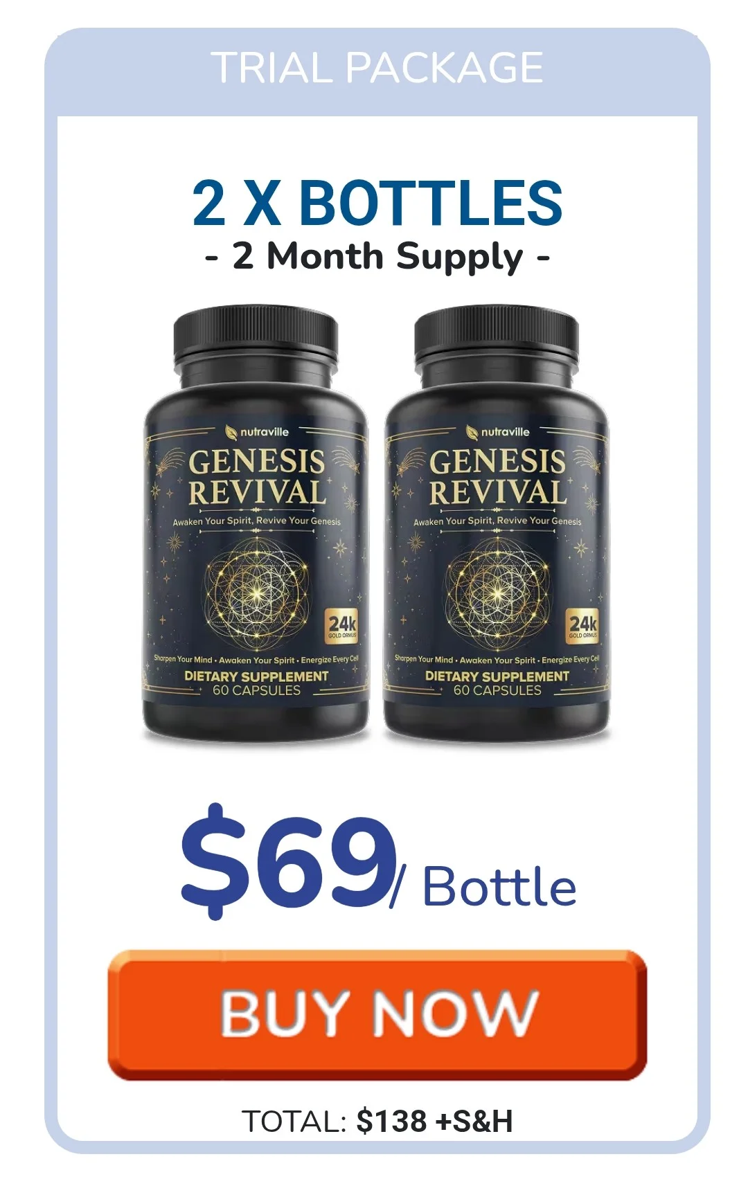 Genesis Revival™ 2 bottles pricing
